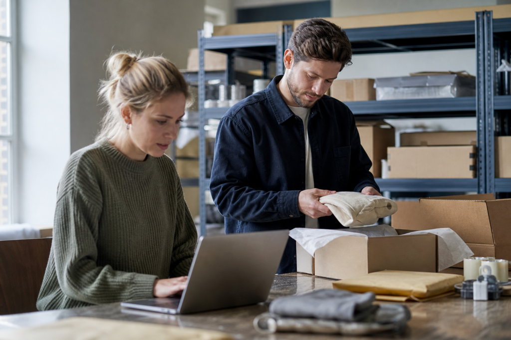 Ordreflyten må fungere fra nettbutikken til lageret.