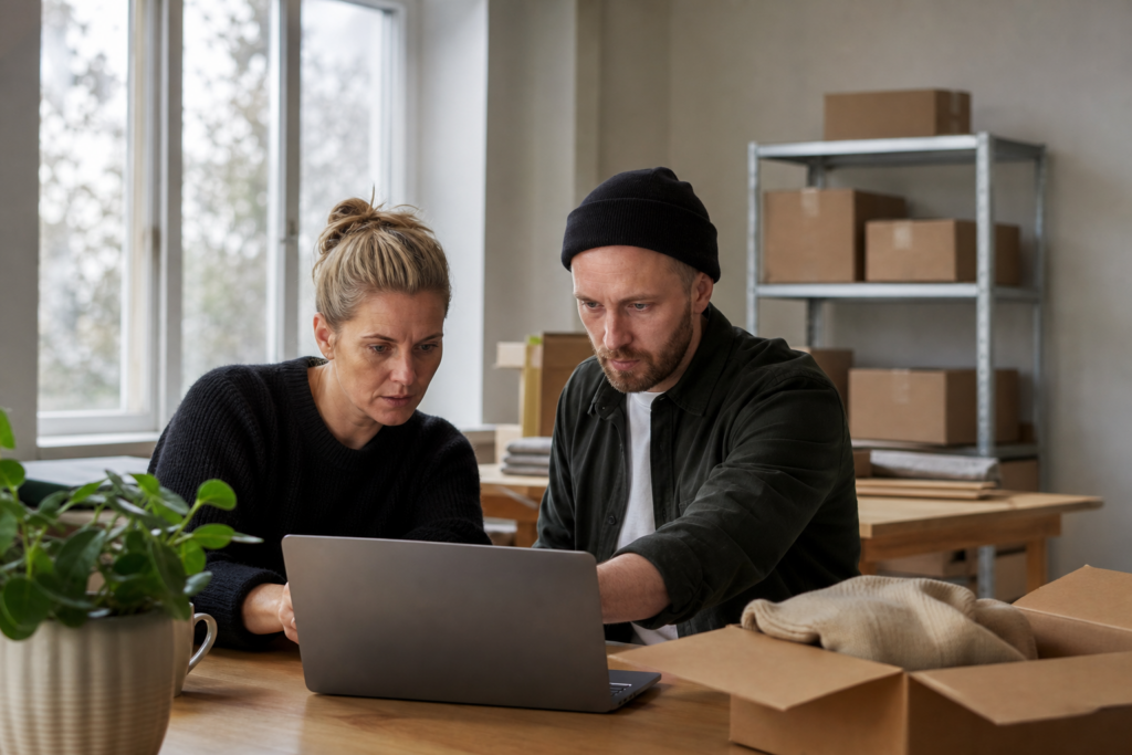 Testkjøpet bør kontrolleres både i nettbutikken og på lageret.